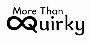 More Than Quirky logo with Infinity symbol blending with the Q