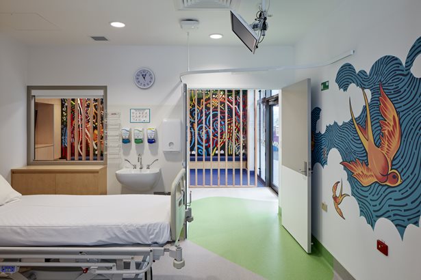 Lismore Base Hospital’s Paediatric unit patient area